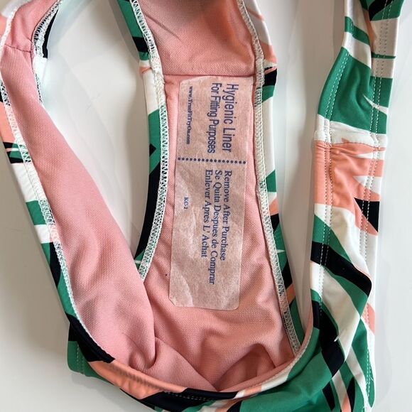 NWOT Bikini Lab Sonic Boom Tropical Hipster Bikini Large - Picture 5 of 10